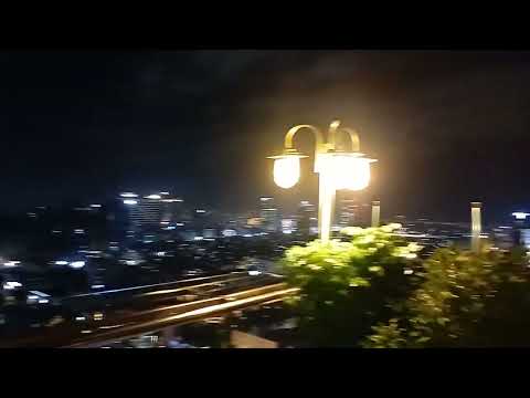 360 degree view from a cool roof top bar in Asia