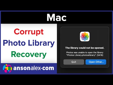 Fix “Photos was unable to open the library” Mac Error