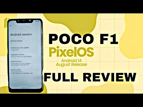 PixelOS - OFFICIAL | Android 14 For POCO F1 Full Review August Security Patch #pocof1 #beryllium