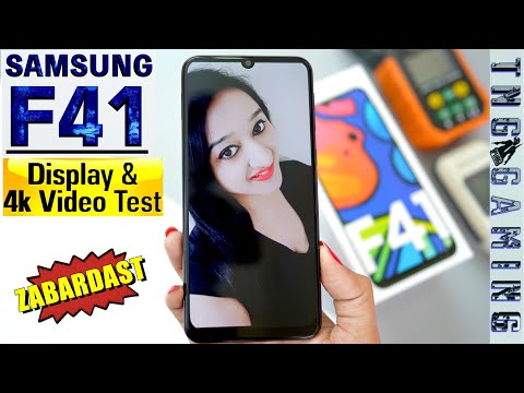 Samsung Galaxy F41 - 4K Video & Display Test