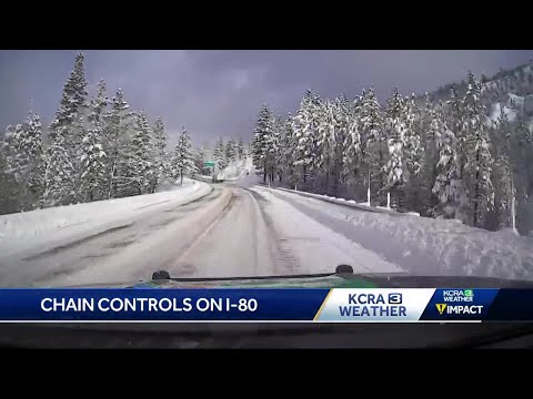 Northern California storm |Fresh layer of snow blankets Sierra