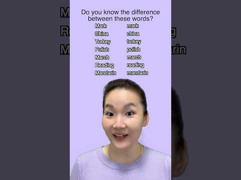 Do you know the difference between these words? #learnenglish #sarahmembrey #english