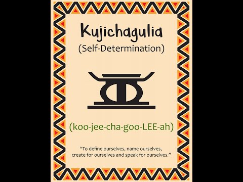 Finding the Christ in Kwanzaa ( KUJICHAGULIA = Self-Determination)