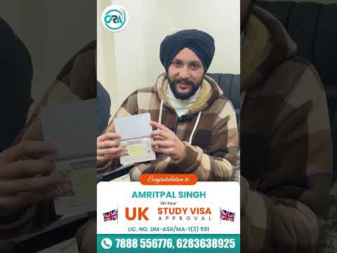 Amritpal Singh’s UK Study Visa Success Story! | Struggles to Success with CRA Centre of Learning