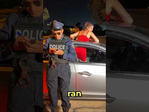 Boyfriend Ditches Girl To Divert Cops And Run Away! 🚓
 #shorts