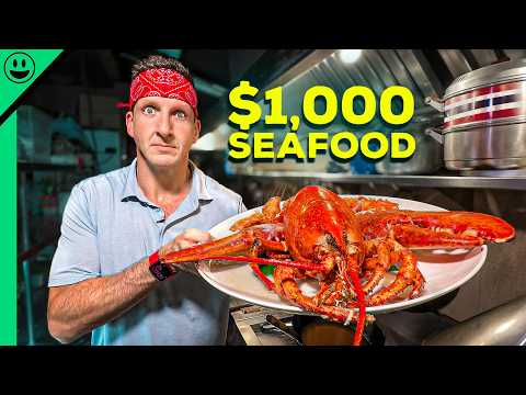 $1,000 Seafood Challenge in Thailand!! Biggest in Bangkok!!