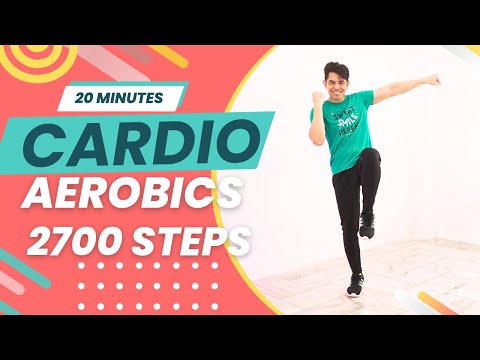 20-MIN HIGH-ENERGY AEROBICS Cardio Workout • Low Impact • 2700 Steps • Keoni Tamayo • Workout #195