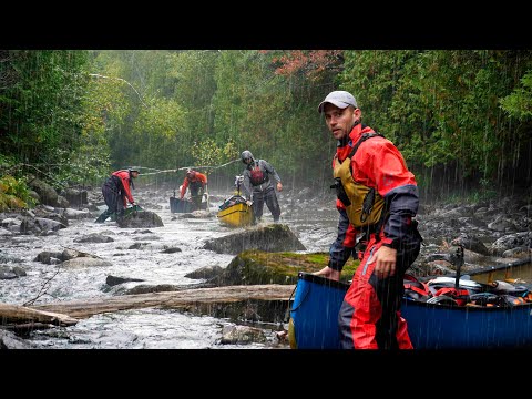 6 Days Backcountry Camping in Fall - Winds and Rain