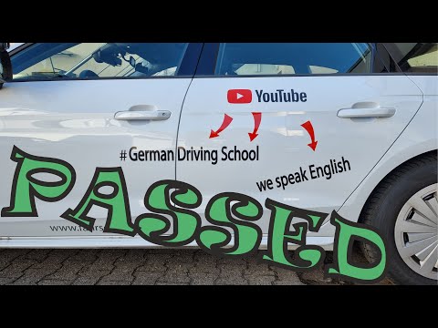 Real German Driving Exam Test #1 - German Driving School - 02/2022 - Fahrschule English