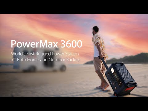 OSCAL PowerMax 3600: World's First Rugged Power Station for Both Home and Outdoor Backup