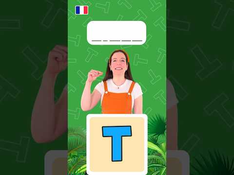 T letter sound in French - Learn to talk and read 💕 #learning #phonics #kids #toddlers #preschool