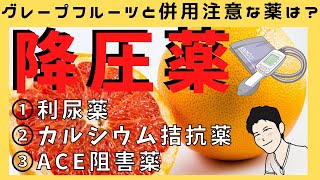 【高血圧】国試頻出薬剤　高血圧治療薬のポイント　種類、飲み合わせ