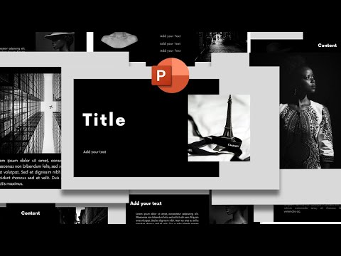 Black and White PPT | Aesthetic PowerPoint Presentation | FREE TEMPLATE | PREVIEW