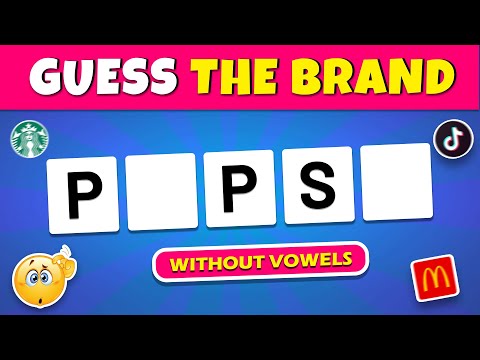 Can You Guess the Brand Without Vowels? 🤔🧠✅ Quiz Rainbow