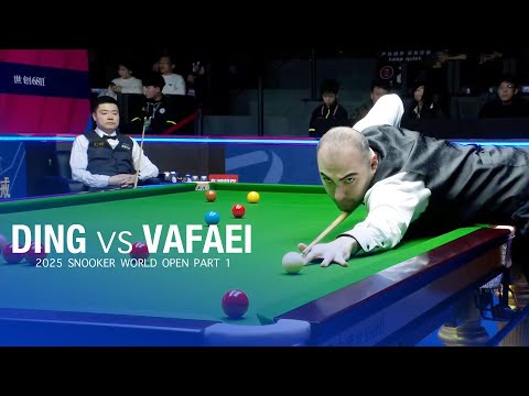 Ding Junhui vs Hossein Vafaei 2025 Snooker World Open Part 1