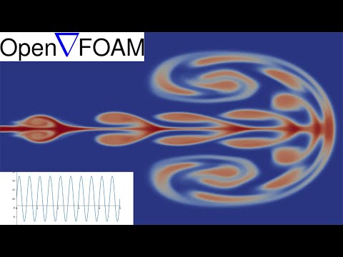 Pulsing Inlet Velocity in OpenFOAM