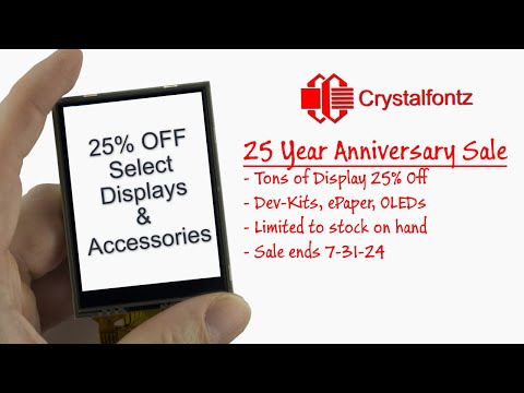 25 Year Anniversary Sale! We're Celebrating By Giving YOU 25% Our Favorite Display Solutions