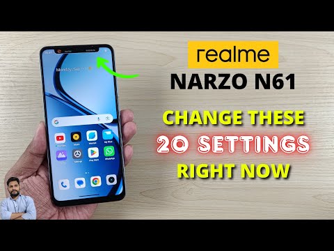 Realme Narzo N61 : Change These 20 Settings Right Now