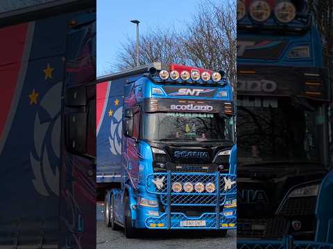 Stuart Nicol Scania S Series #truck.Blue Stream at Lymm Truckstop #shorts #shortvideo #youtubeshorts