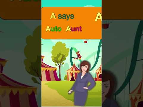 Easy way to learn letter sound of the Alphabet Letter A : Part 3 #shorts s