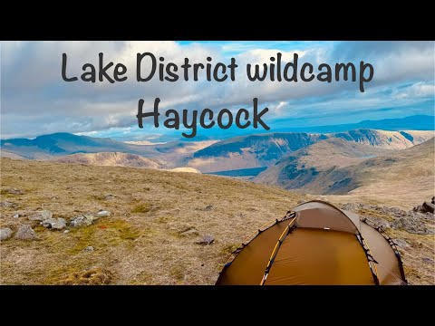 Lake District wildcamp on Haycock; 4K drone footage inc Grike, Crag Fell, Lank Rigg & Caw Fell