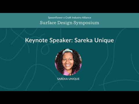 Keynote Speaker: Sareka Unique | Spoonflower