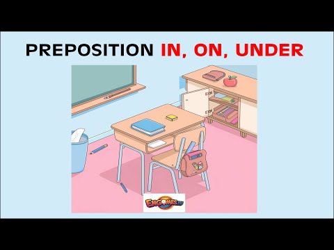 Prepositions IN ON UNDER for beginners