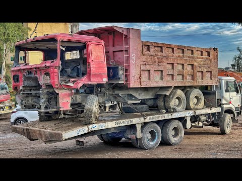 How an Old Dumper Truck Was Converted into a New Shape | Complete Restoration Of Hino Dumper Truck