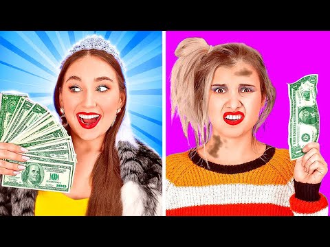 RICH VS POOR TEACHER || Genius Hacks And Funny Situations by 123 GO SCHOOL