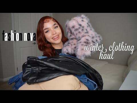 winter clothing haul ❄️ | fashion nova || winter essentials +outfit inspo