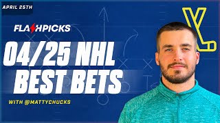 Tuesday's NHL Play of the Day & Best Pick for April 25th