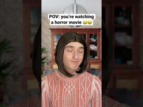 Horror movie trailers be like #shorts #funny #comedy