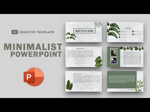 Minimalist Powerpoint Template | Aesthetic PowerPoint Presentation | FREE TEMPLATE