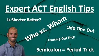 5 ACT English Tips You Need To Know!