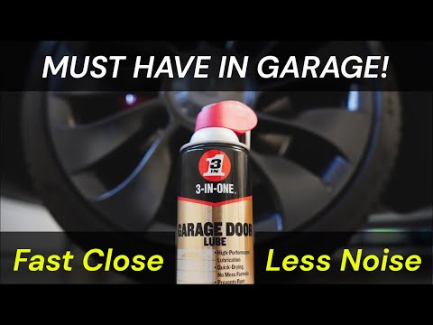 How To Get Rid of Garage Door Squeak and Make It Close Faster!