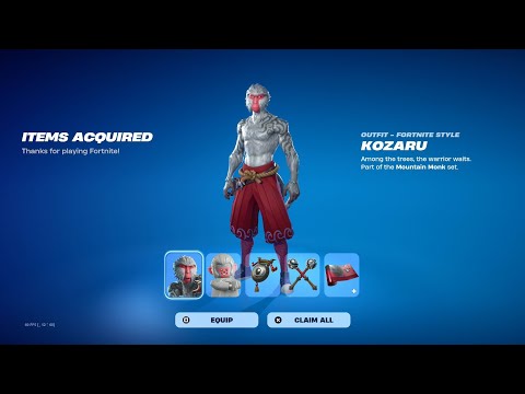 KOZARU MOUNTAIN MONK BUNDLE & SWEETHEARTS EMOTE