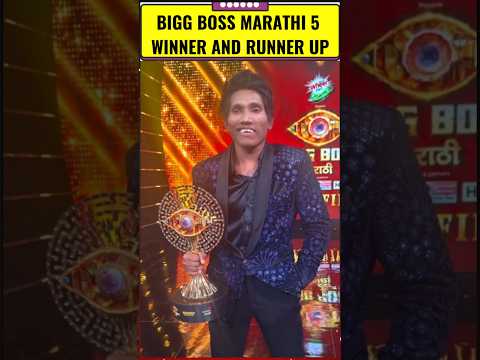 Bigg Boss Marathi 5 Winner Suraj Chavan lifts the trophy #biggbossmarathi