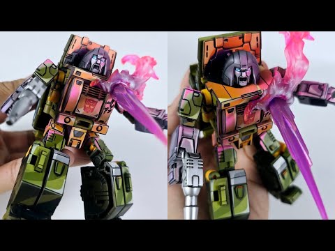 New Transformers cel shaded Brawn action figure by Lek Customs