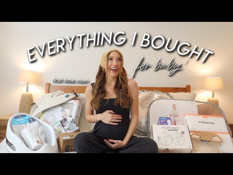 EVERYTHING I BOUGHT FOR BABY | Baby Haul & Everything On My Baby Registry as a First Time Mom!