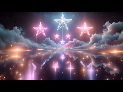 Neon Stars & Sky ★ 60 minutes ★ 3D Wallpaper Motion Background ★ FREE ★ (No Audio) Ambient Video