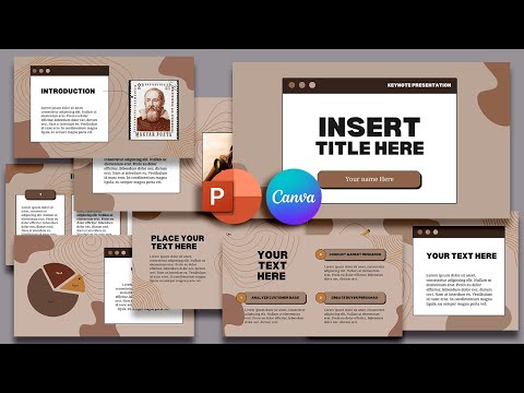 Aesthetic Brown UI Minimalist | Free Powerpoint Template | Animation effects | FREE TEMPLATE