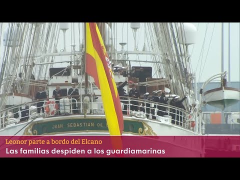 El Rey despide a "Elcano". "Recordad que lleváis la imagen de España"