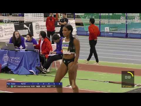 Patricia Mamona Triple Jump | Indoor Club Championship Portugal 2023