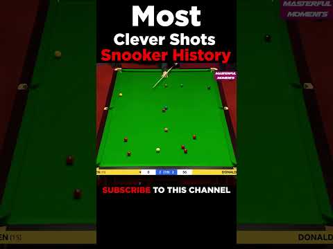 The Most Clever Shots in snooker history Part 1 #snooker #snookermoments #snookervideo #shortsvideo