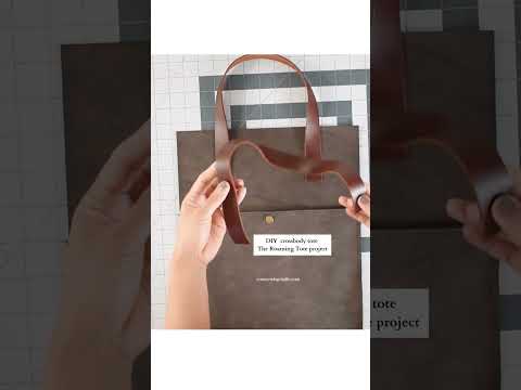 DIY traveling tote bag - the roaming tote bag project