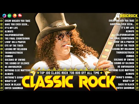 Queen, Bon Jovi, Eagles, Pink Floyd, Aerosmith, Bon Jovi  Classic Rock Songs 70s 80s 90s Full Album