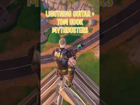 Lightning Guitar + Tow Hook Cannon Fortnite Mythbusters