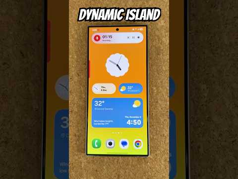 Samsung ONE UI 7 gets DYNAMIC ISLAND #oneui7