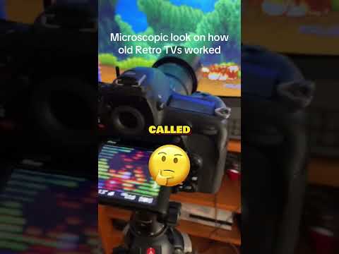 How Old Retro TV Screens Work (📸: blameblamegame)