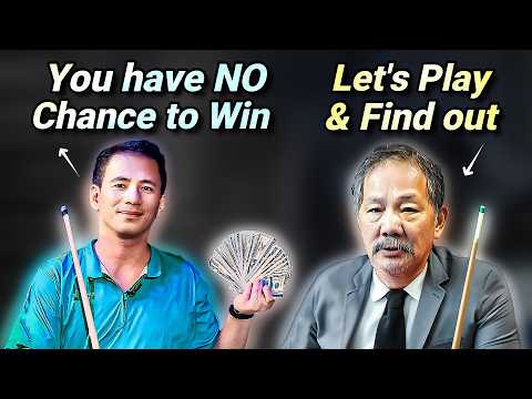 Very Confident PLAYER Thinks He Can OUTPLAY 59-Year Old EFREN REYES